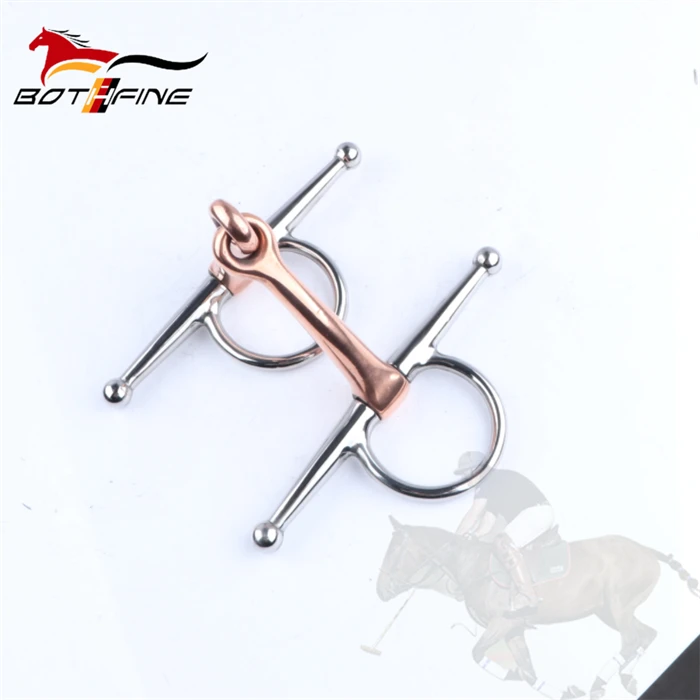 Full Cheek Copper Lozenge Snaffle bit Factory